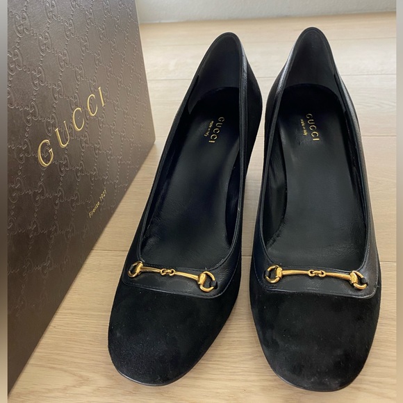 Gucci Kid Scamosciato/Nappa Charlotte Size 38 - Picture 10 of 11